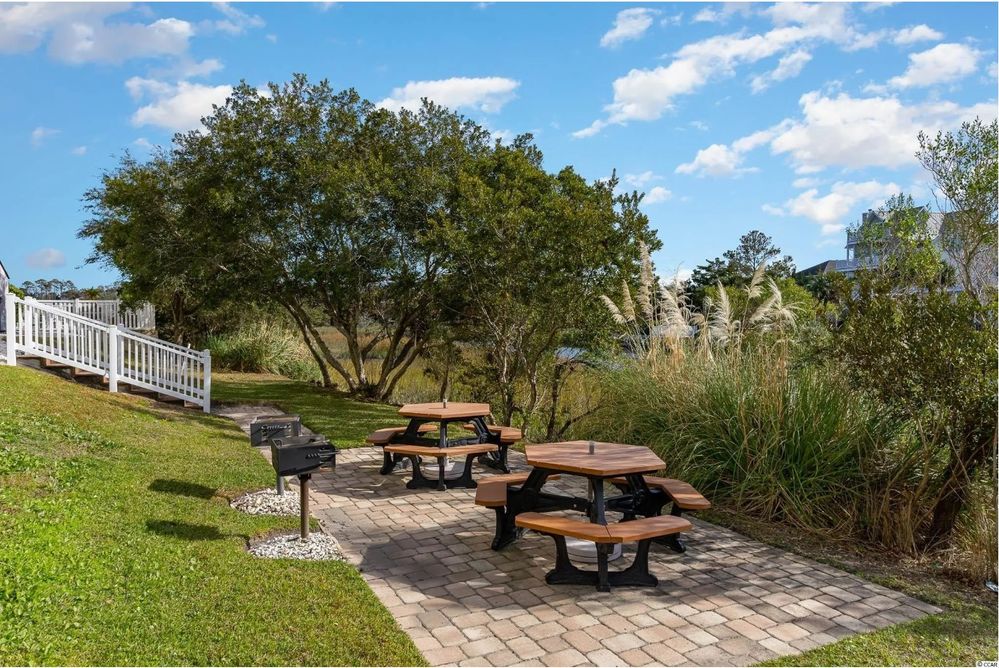 The grilling area outside our condo in North Myrtle Beach, SC. So beautiful!