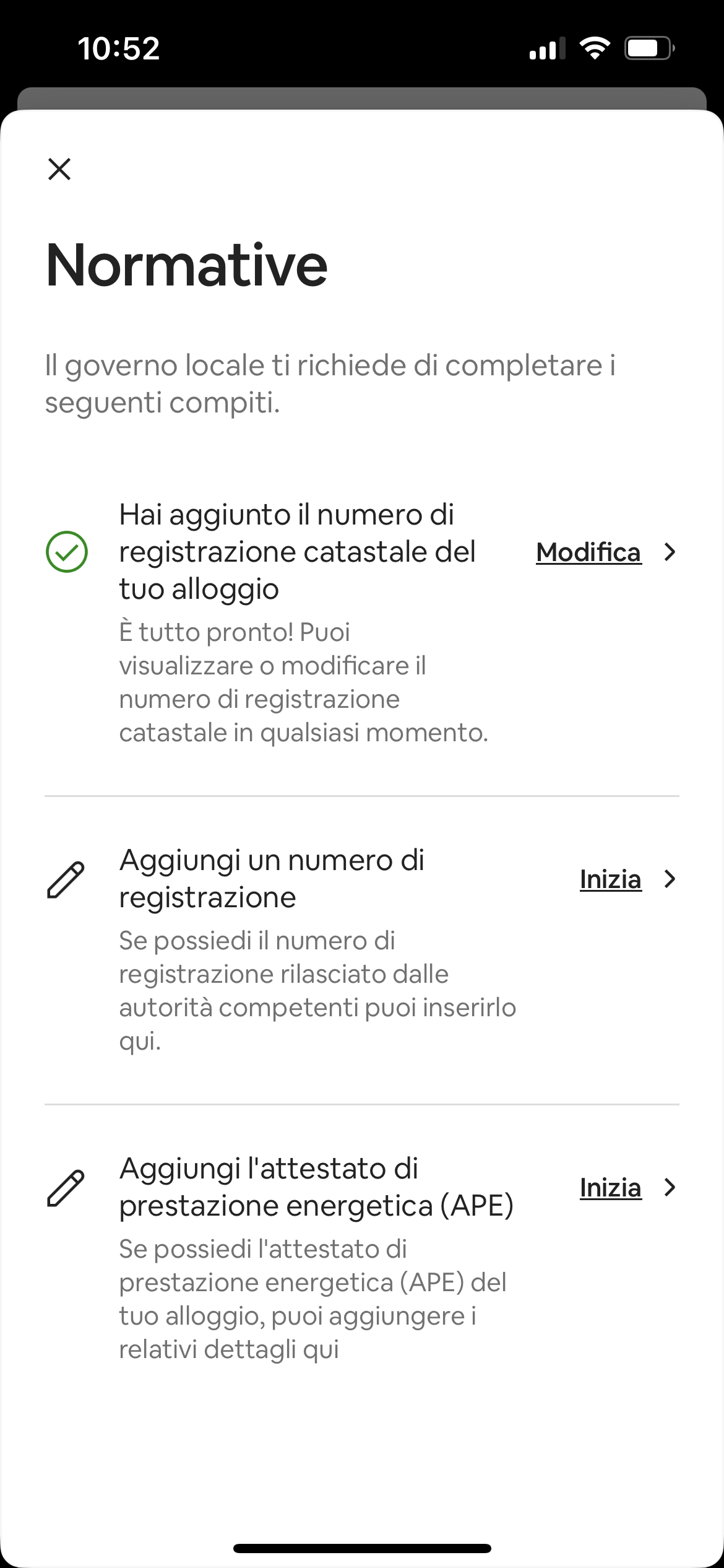 Risolto: NUMERO REGISTRAZIONE CATASTALE - Airbnb Community