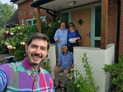 We visited Shok and Annie at their house in the U.K. countryside.