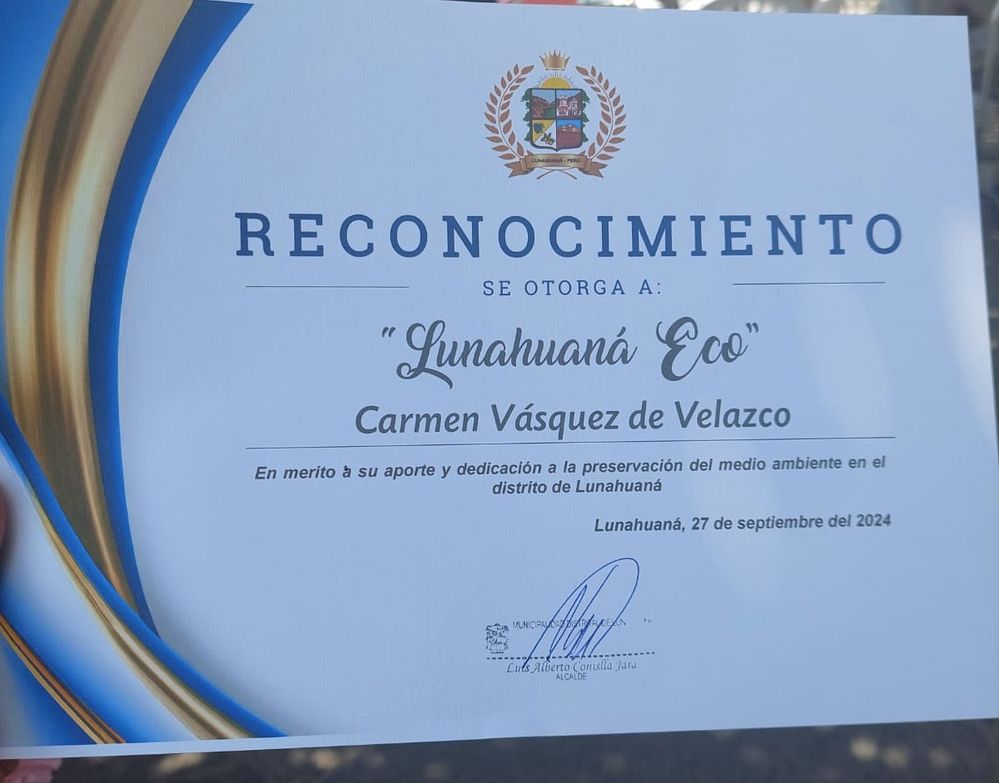 diploma de reconocimiento