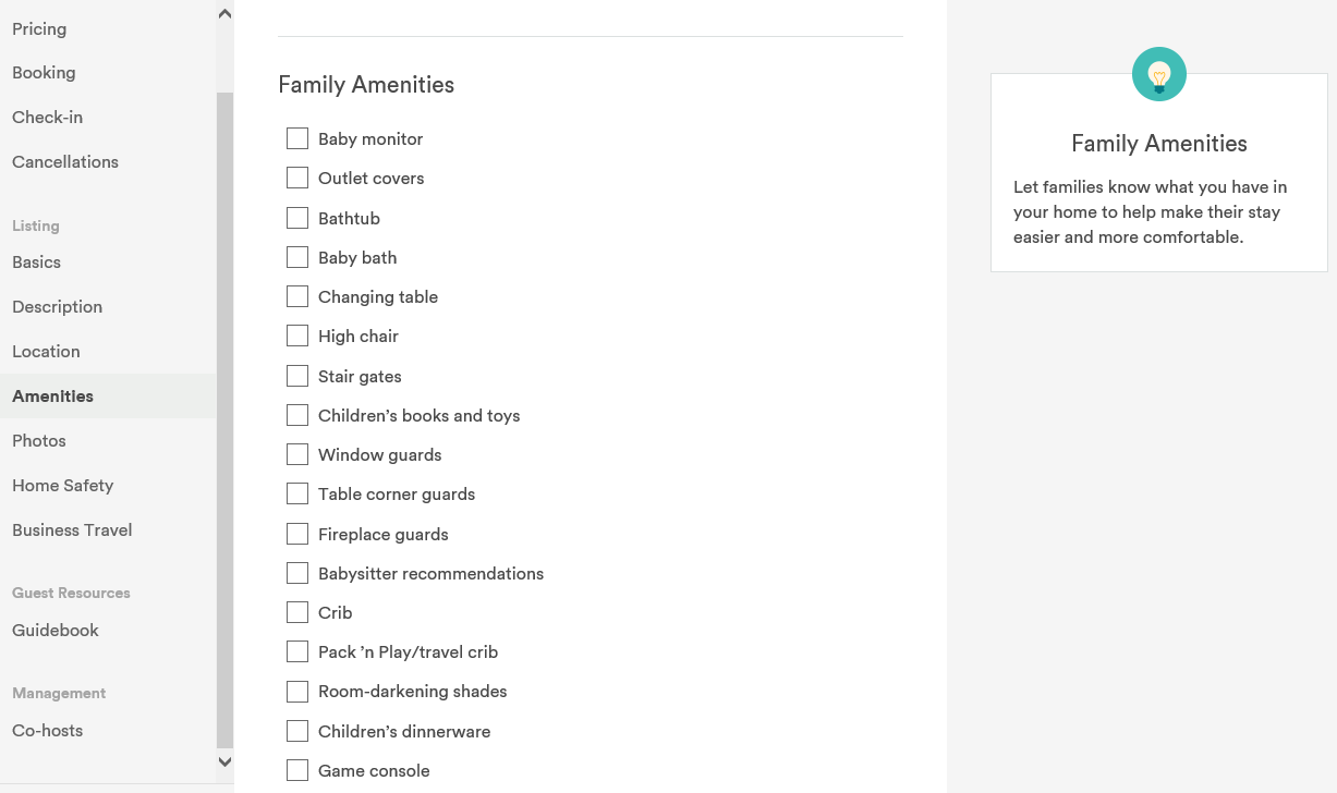 Solved Sharing the Familyfriendly amenities feature Airbnb Community