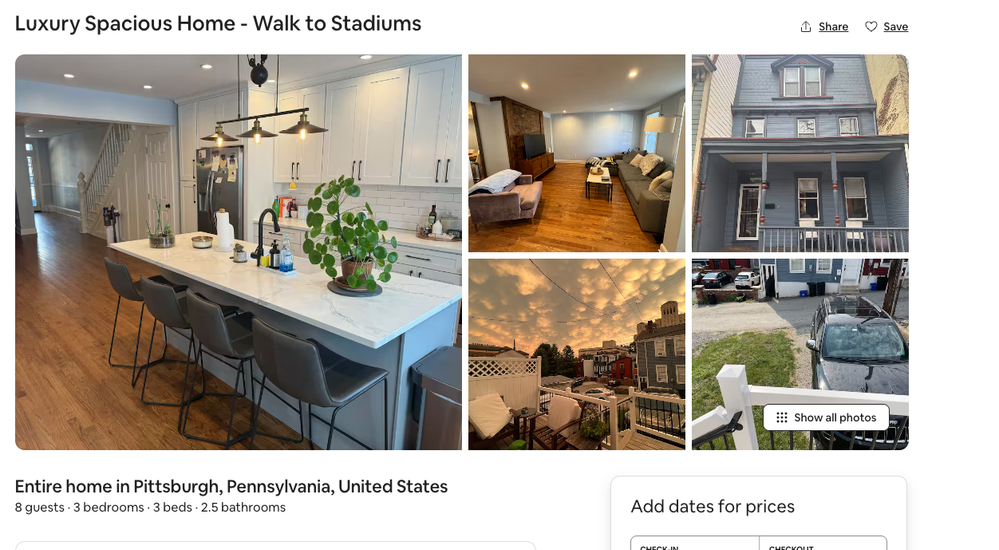 Home in Pittsburgh · ★5.0 · 3 bedrooms · 3 beds · 2.5 bathrooms