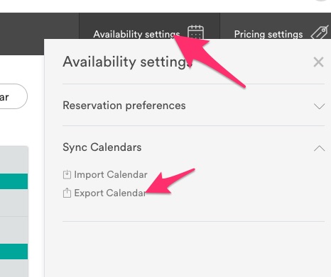 exporting or syncing my airbnb calendar to my Appl Airbnb Community