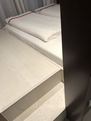 bed embedded into the floor