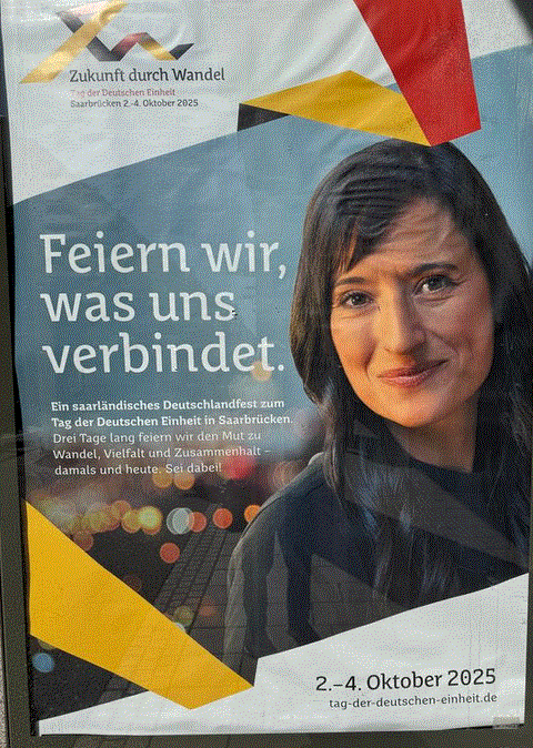 Deutsche Einheit gefeiert im Saarland