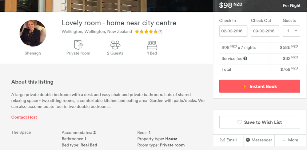 Lovely room   home near city centre   Houses for Rent in Wellington.png