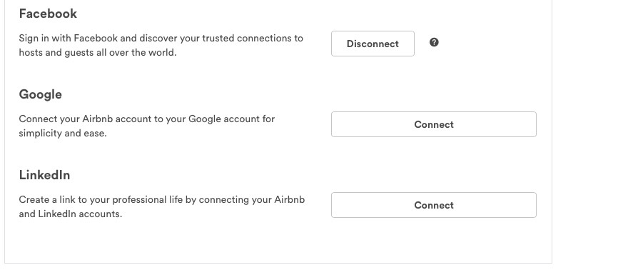 Connecting to Facebook & Google - Airbnb Community