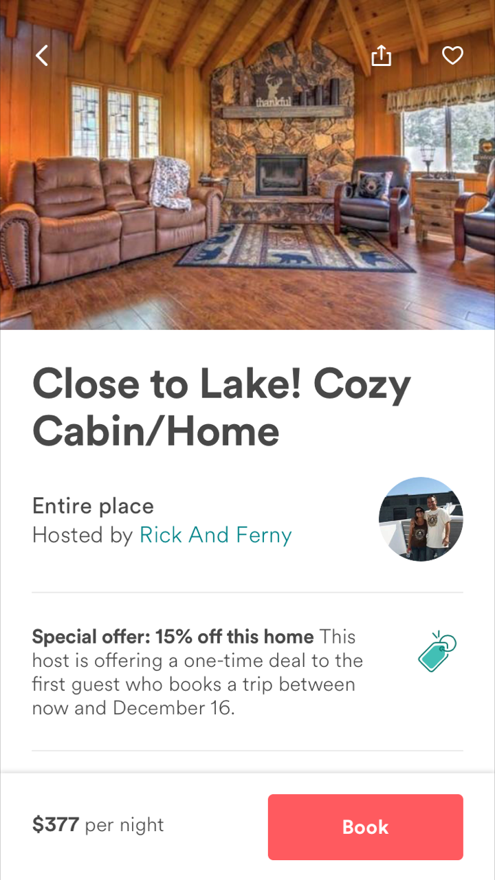 SAME DAY! Relisted property after they cancelled my reservation with new hosts  