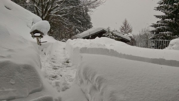 Schneefräse statt Schneeschippen