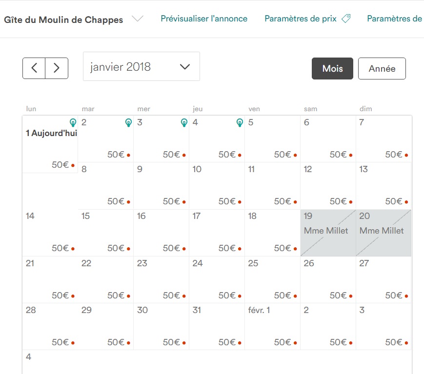 Résolu : Bug sur mon calendrier Airbnb - Airbnb Community