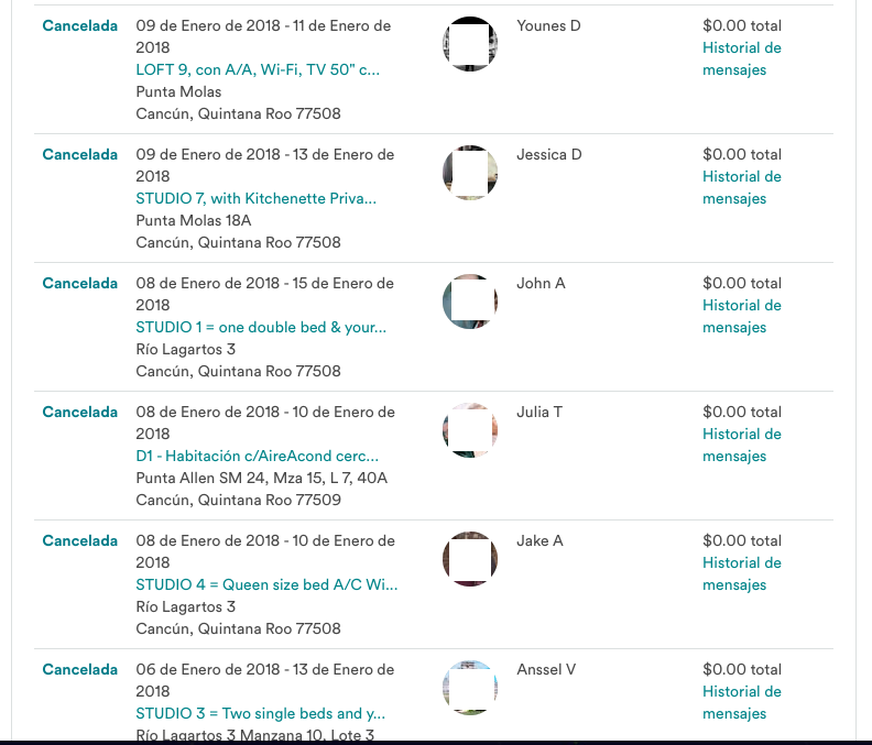 Airbnb Me Cancelo Todas Las Reservaciones Y Desact Airbnb Community