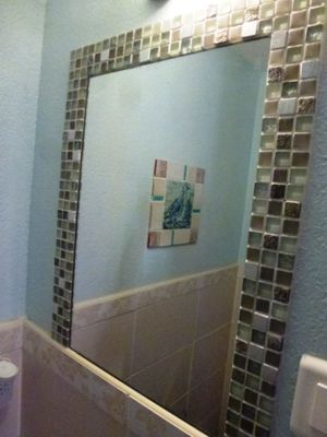 Toilet mirror