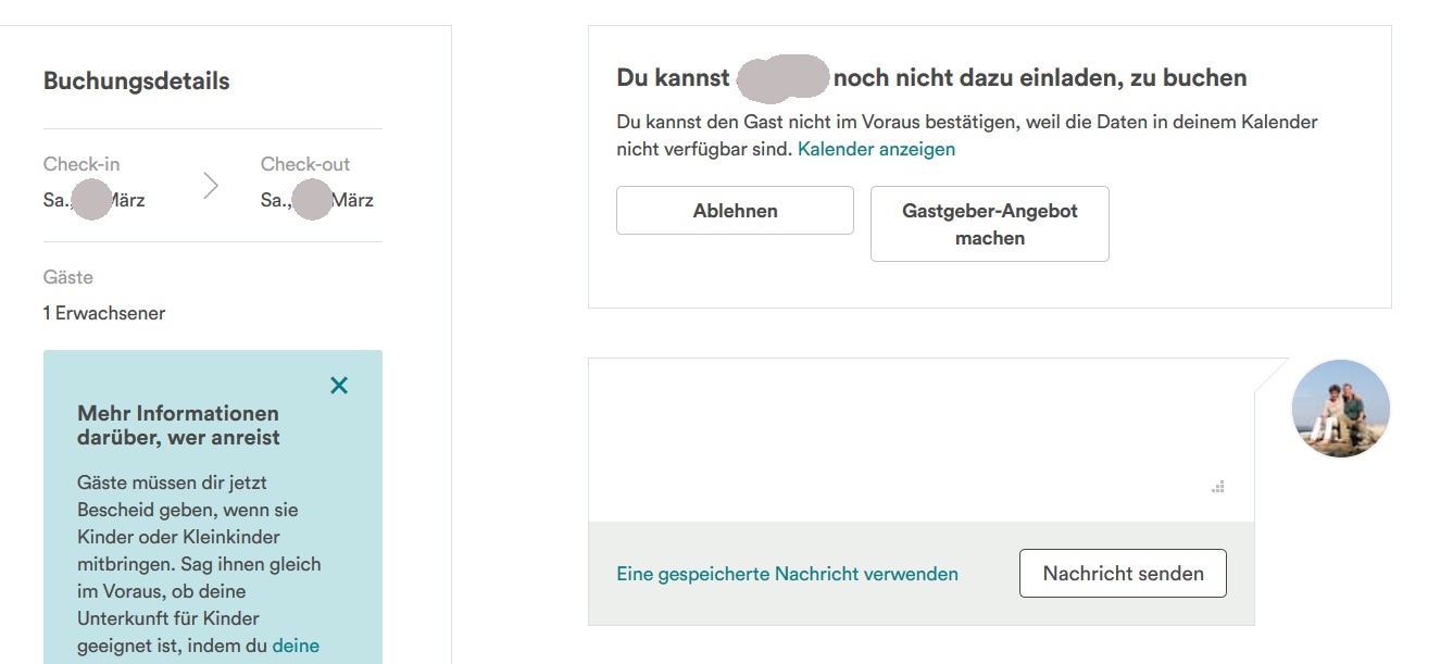 Erfahrungen Und Folgen Einer Ablehnung Airbnb Community