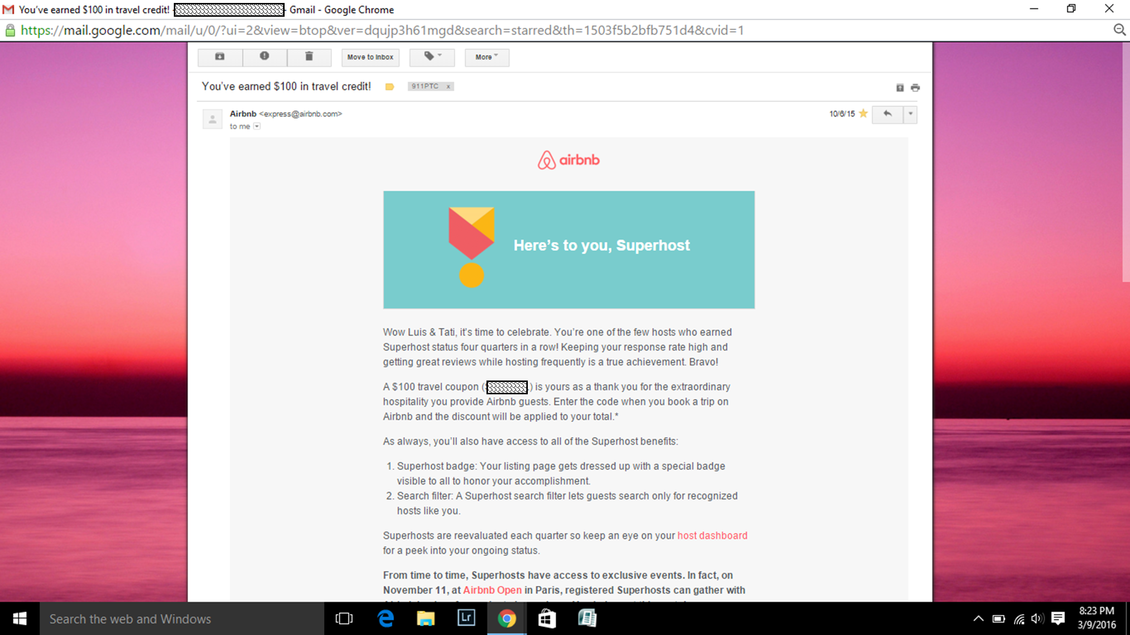 Airbnb Travel Coupon For Superhost Airbnb Community