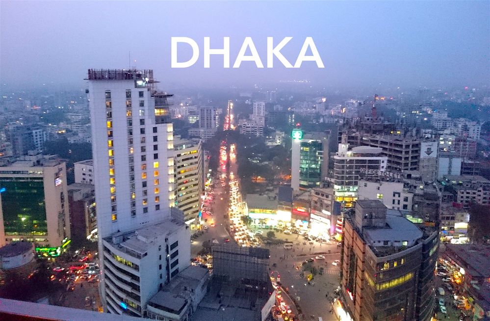 Dhaka City in Night