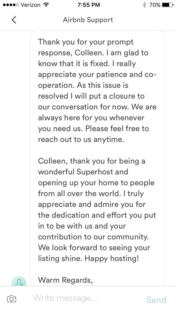 I just sent this same email to Airbnb support I Airbnb Community