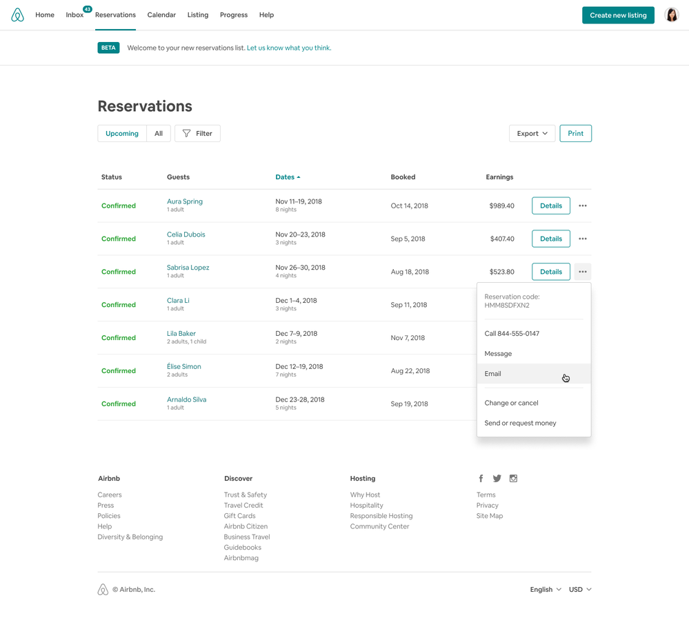 Meet the new Reservations List — inspired by you Airbnb Community