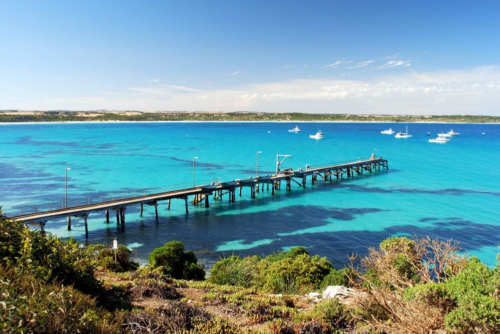 Jetty at Vivonne Bay, one of the 10 best beaches in Australia