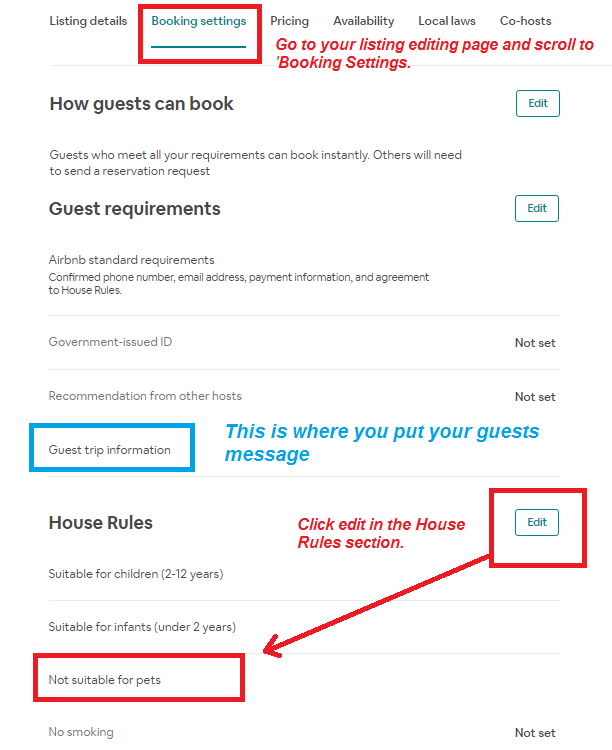 Message Sent After Reservation Is Confirmed Airbnb Community