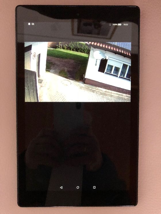 Amazon Fire HD mit Netvue-Kamerasicht