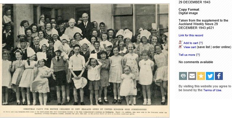 Christmas Party for British Children in New Zealand given by the United Kingdom High Commisioner - 29  December 1943