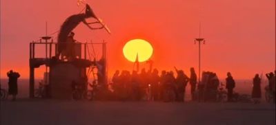 Propane Flame Effect at Burning Man