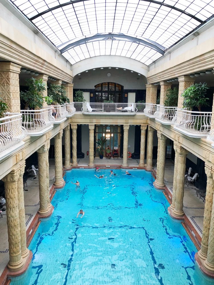 Les Thermes Gellért, des jolis bains thermaux