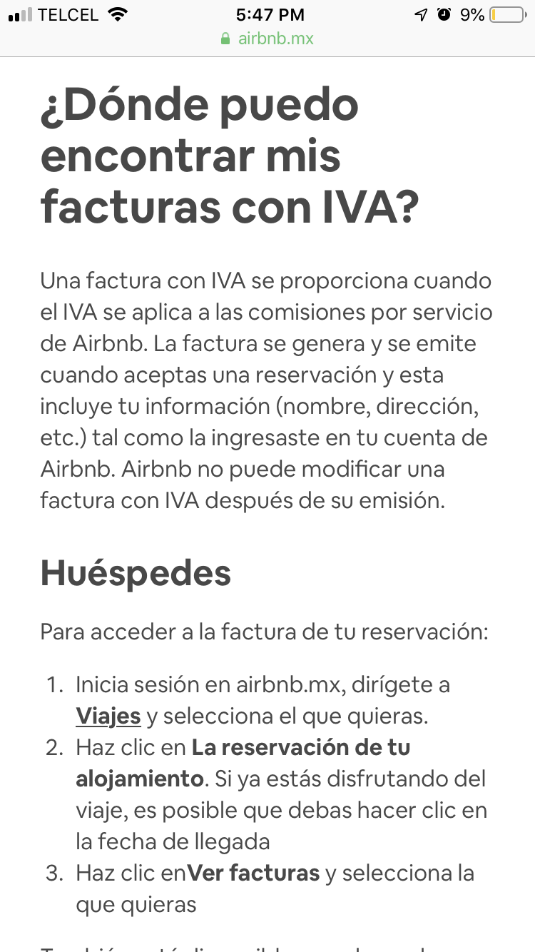 Guía Y Consejos De Facturación E Impuestos En Méxi... - Airbnb Community