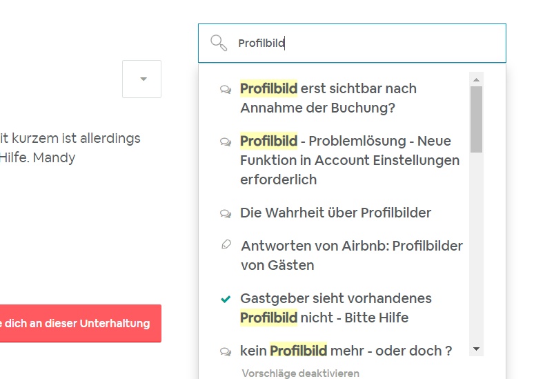 Wer kann mein Airbnb Profil sehen?