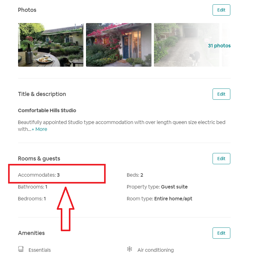 How do I change how many guests I have on Airbnb?