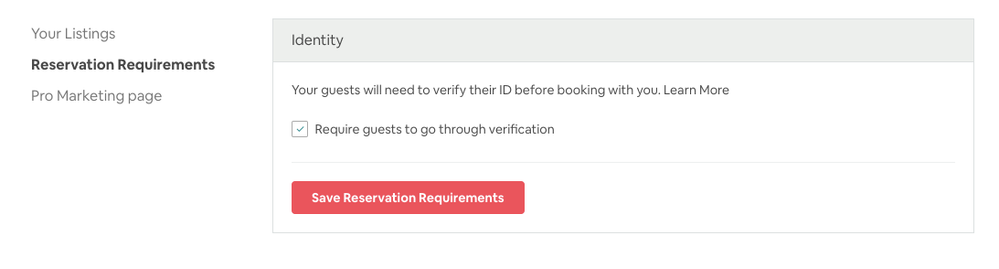 Booking Setting Requires Govt Issued ID but Receiv... - Airbnb Community