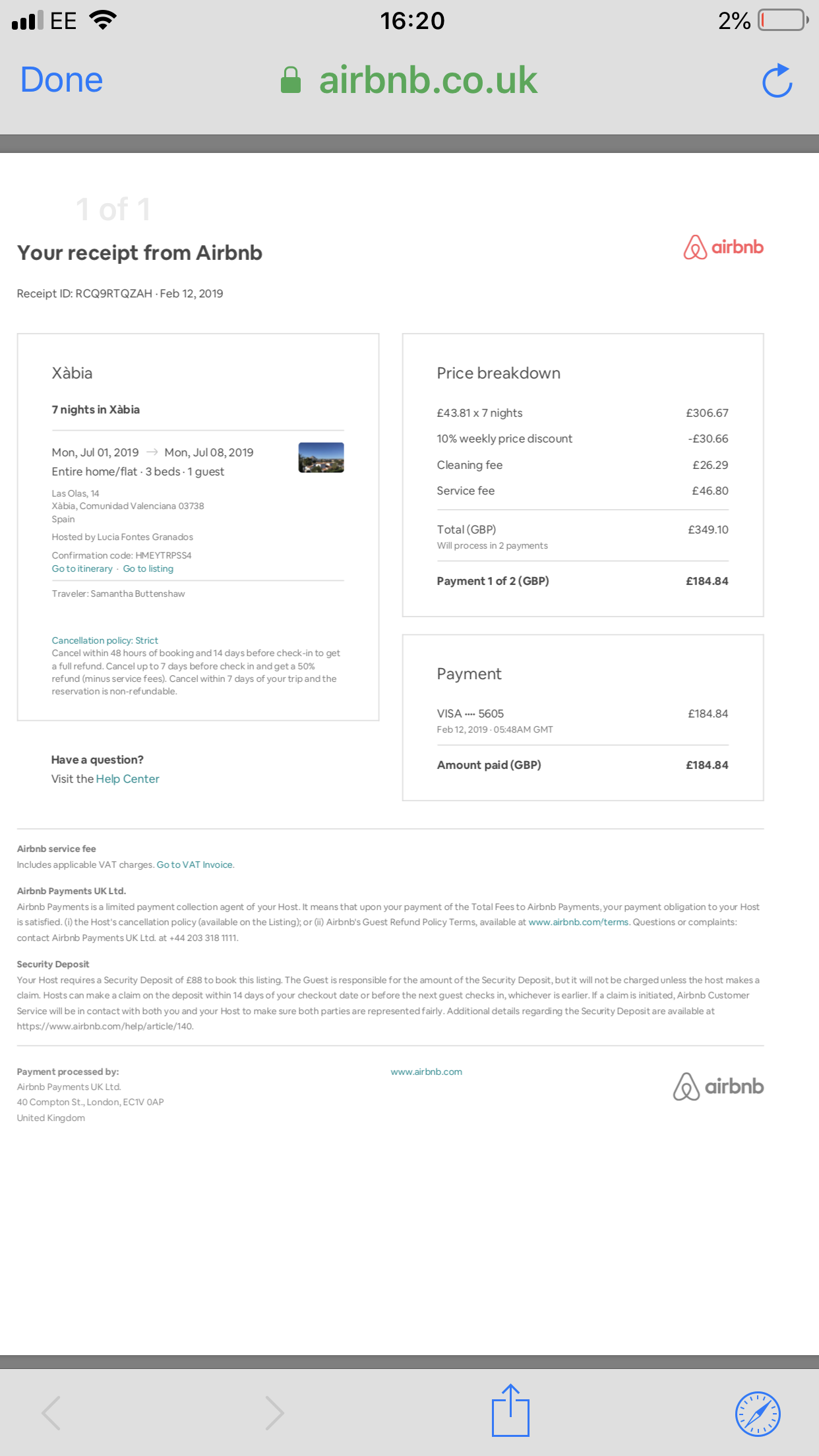 Solved: Refunding - Airbnb Community
