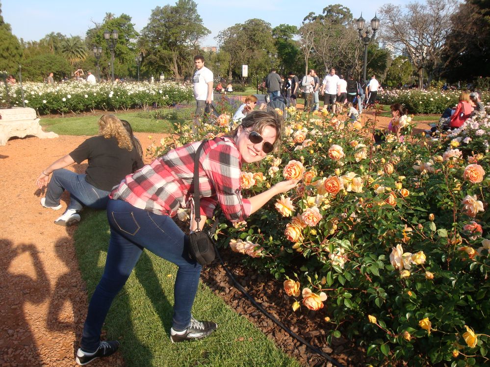 Rosedal de Palermo en Buenos Aires