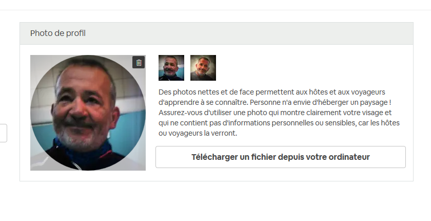 changer photo profil  Airbnb  Community