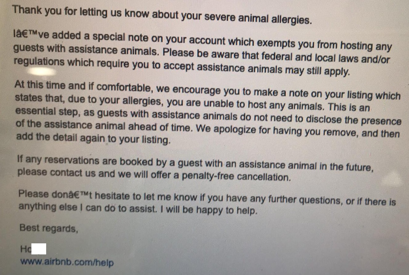 Are Service Dogs Allowed In Airbnb