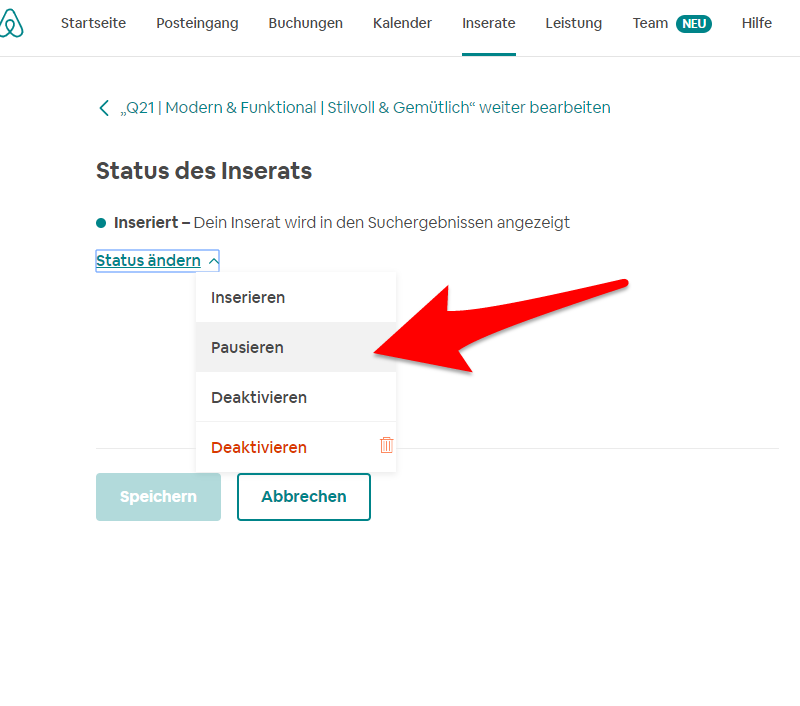 Solved How do i pause new bookings for a few days Airbnb Community