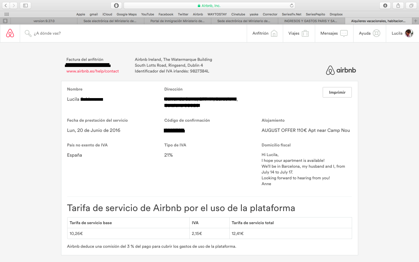 Cambiar Datos Fiscales Para Factura Gastos GestiÓn Airbnb Community 0158