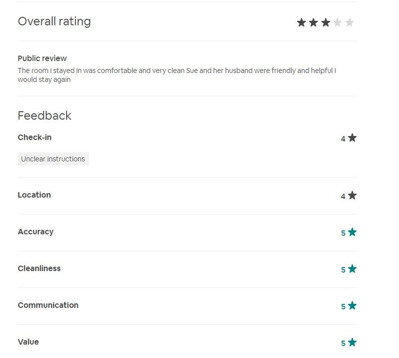 Solved: Can Guests See Their Star Ratings? - Airbnb Community