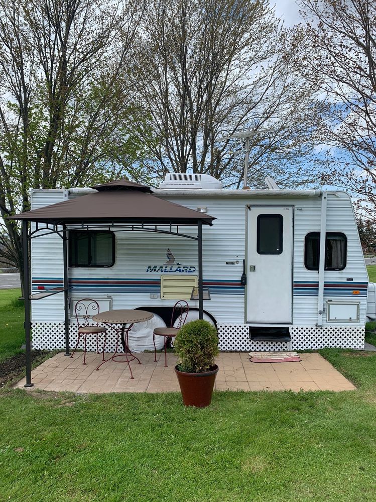 New Patio, Secured Gazebo and Skirting