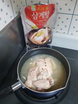 Samgyetang from the pouch