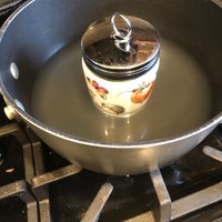 Boil in water (only halfway up)
