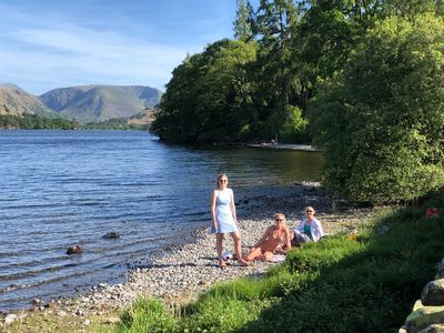 BBQ time Friday evening after work at Ullswater