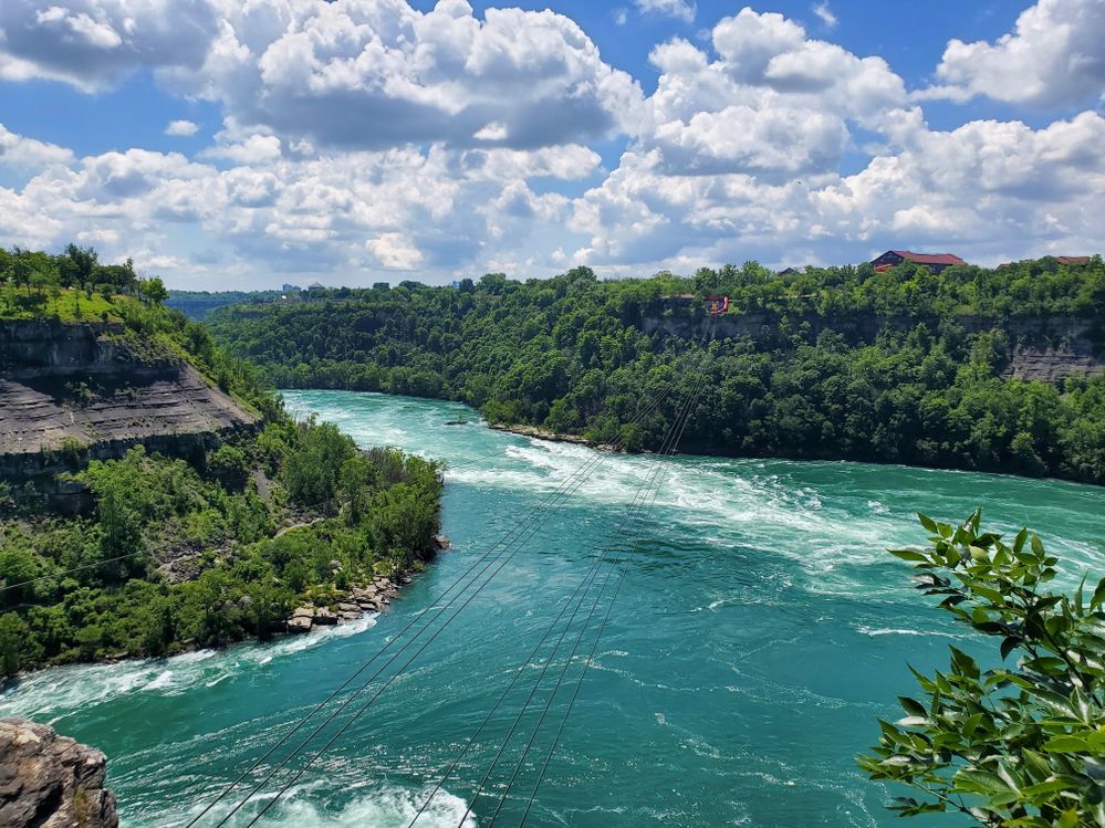 Niagara Gorge downstream from Niagara Falls