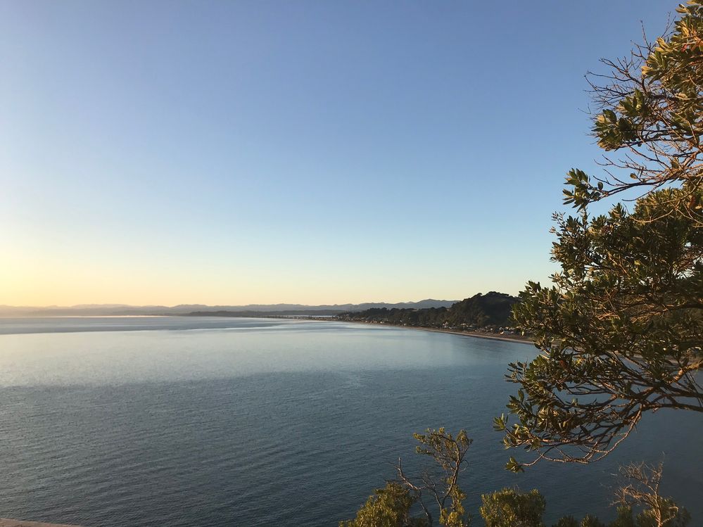 Winter morning looking over Ōhope Beach