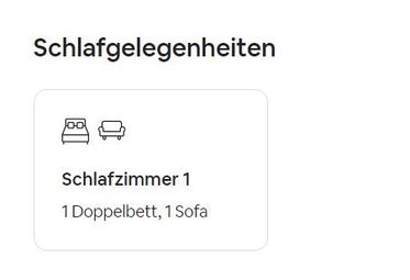 Schlafgelegenheit