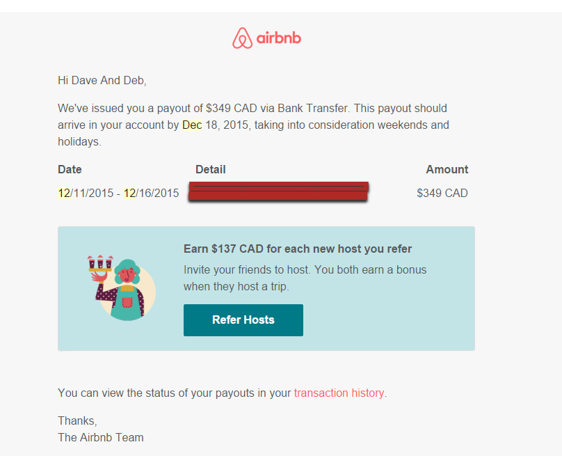 PAYMENTS - Airbnb Community