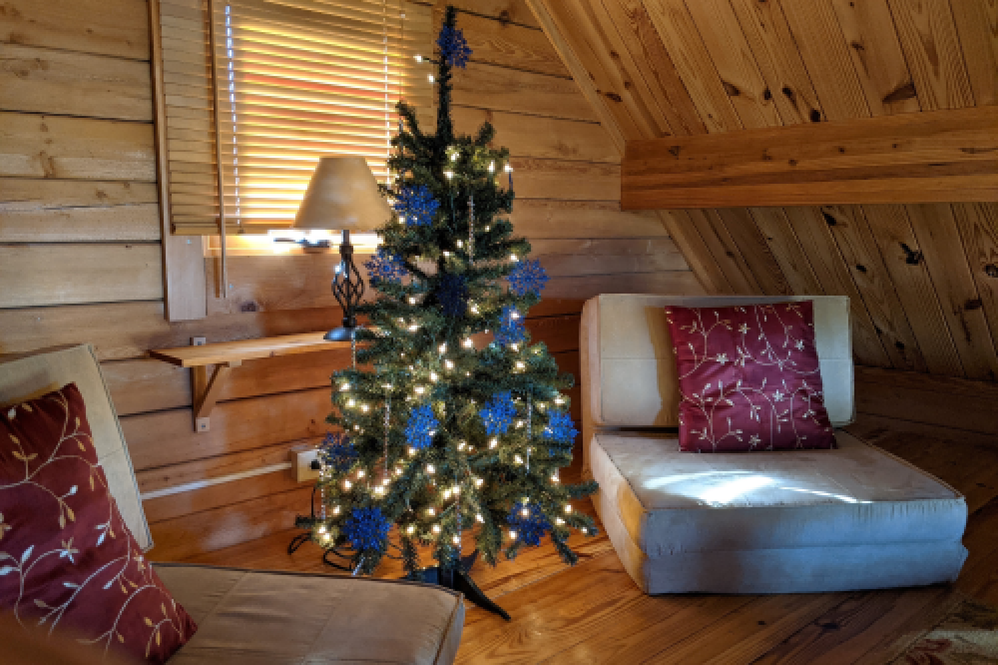 Little loft tree for the cabin!