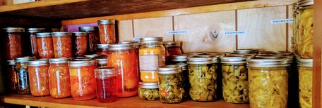 I soon learned to take the rings off to be safe when canning. This is just a small portion