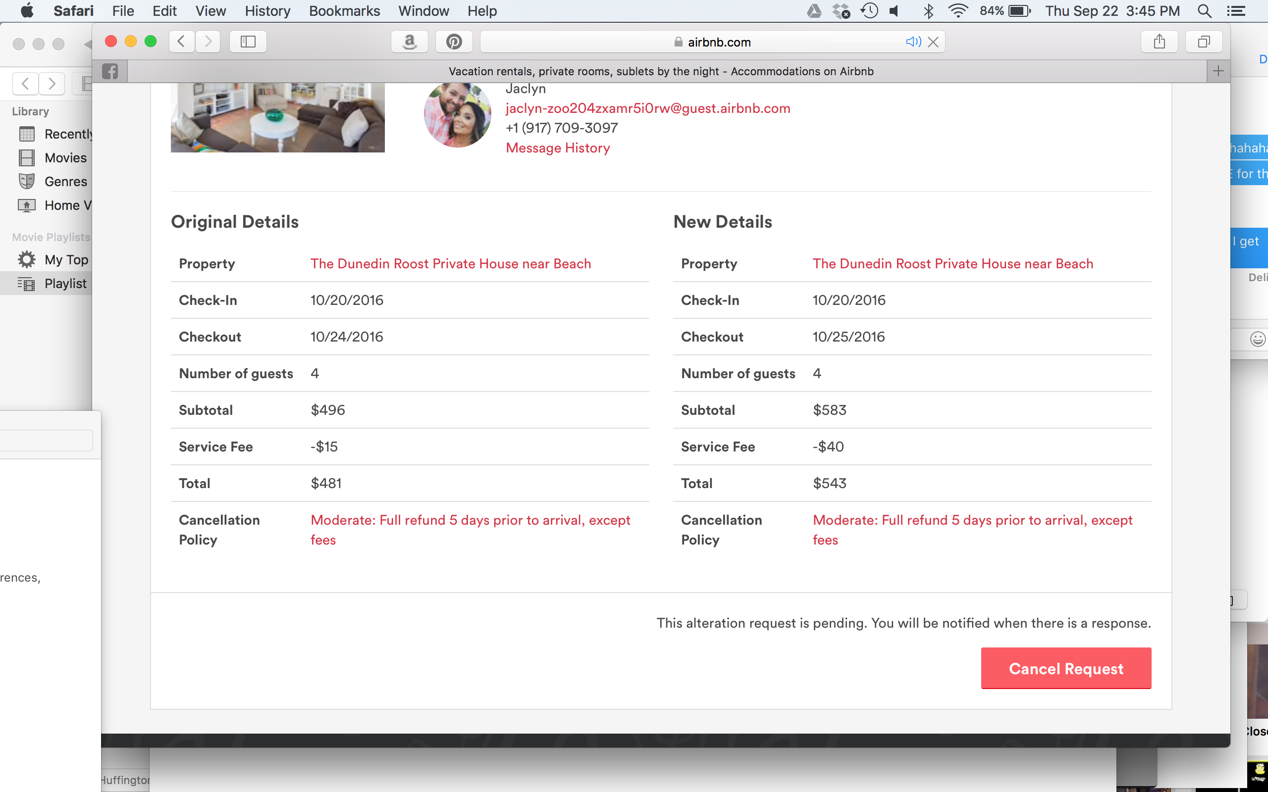 Change/Alter reservation option is so complicated - Airbnb ...