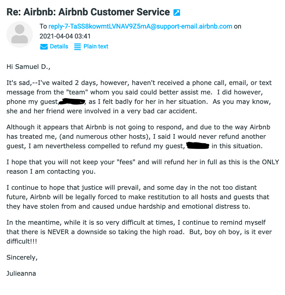 What Happens When Airbnb Treats Their Hosts Badly Airbnb Community